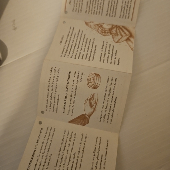 VintageThe Bridge Italy Genuine Leather Backpack - Picture 13 of 15